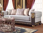 Gray Classic Fabric Sofa HD 030