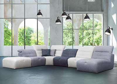 Fabric Sectional sofa EF Moonlight