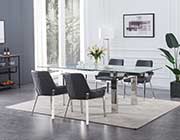 Glass dining table extensions NJ Fashion