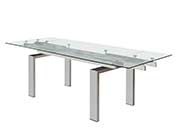 Glass dining table extensions NJ Fashion