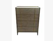 Dark Oak Modern Bed VG Octavia