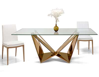 Glass Dining Table SH Goldy