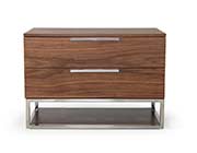 Modern Walnut Bed VG Helia