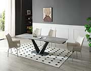 Ceramic Gray Dining Table EF Sky