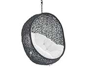 Swing Outdoor Patio Lounge Chair in Gray MW Ensphere