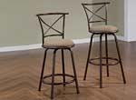 Set of 2 X-Back Style Bar Stool 29H. 