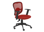 Quincy Red Swivel Office Chair