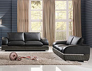 Modern Black Sofa Set EF01
