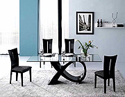 Alfa dining table Black Color CR