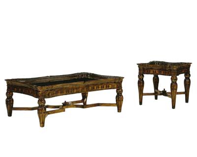 BT 082 Classical Italian Coffee Table in Walnut finish