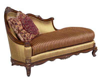 BT 072 Traditional Mahogany Chaise Lounge