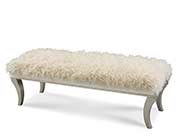 Hollywood Swank Upholstered Bed Bench by AICO