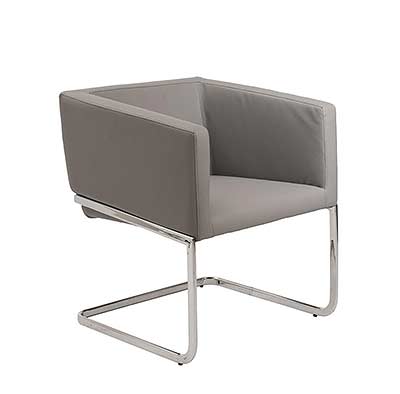 Modern Arm Chair EStyle 812 in Gray