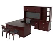 Modern U-Shaped Executive Office Suite CH-E-420