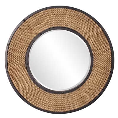 Transitional Round Designer Wall Mirror HRE 248