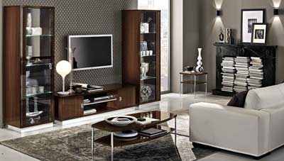 Modern Walnut TV Stand Collection EF Rica