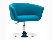 Modern Arm Chair in Island Blue Z342