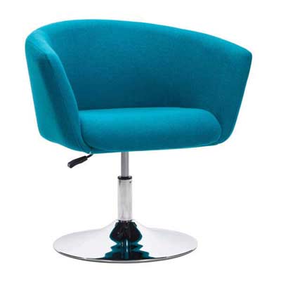 Modern Arm Chair in Island Blue Z342