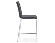 Modern Counter Fabric Chair Z338 in Graphite