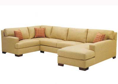 Custom Fabric Sectional Avelle 046