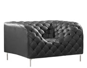 Modern Tufted Black Armchair Z270