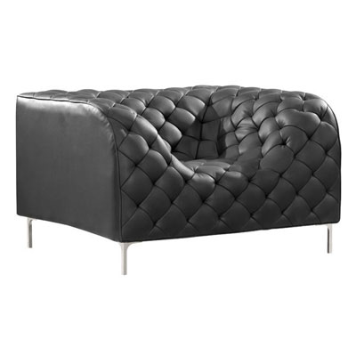 Modern Tufted Black Armchair Z270