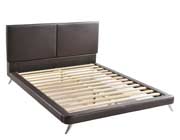 Modern Platform bed in Espresso Z220