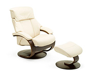 Fjords Voss Ergonomic Recliner by Hjellegjerde