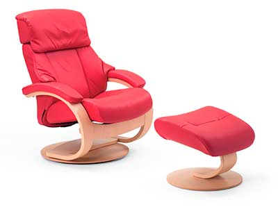 Fjords Voss Ergonomic Recliner by Hjellegjerde