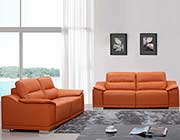 Modern Top Grain Italian Leather Sofa Set VG63