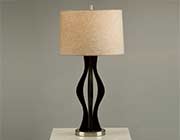 Pecan finish Table Lamp NL200