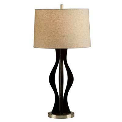 Pecan finish Table Lamp NL200