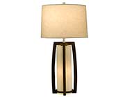 Elegant Pecan Table Lamp NL177