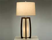 Elegant Pecan Table Lamp NL177