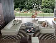 Modern Beige Leather Sofa set VG130