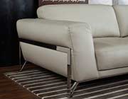 Modern Beige Leather Sofa set VG130