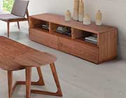 Modern Walnut Coffee Table Z097