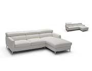 Italian White Leather Sectional Sofa NJ106