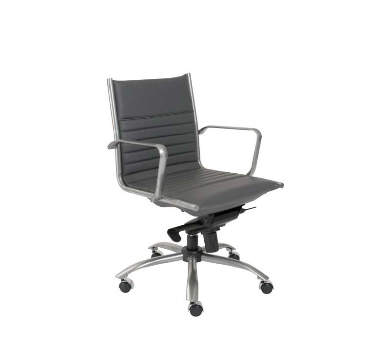 Grey stylish office chair clearance