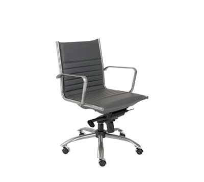 Grey Low back Office Chair Estyle718