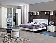 White Lacquer Bed EF Dana