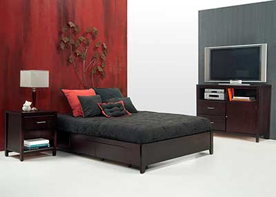 Simple Platform Bed MS Nile (No Headboard)