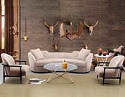 Sand Fabric Sofa ArL Paula