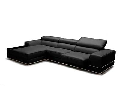 Full Leather Sectional Sofa Viva Mini