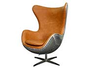 Swivel Rocker Leatherette Chair PG Sphere