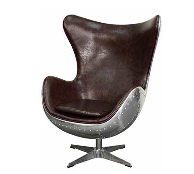 Swivel Rocker Leatherette Chair PG Sphere