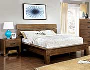 Platform Bed in Rustic Finish FA51