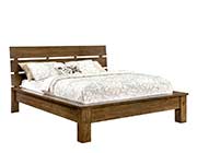 Platform Bed in Rustic Finish FA51