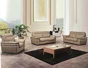 Italian Tan Leather Sofa Set AEK-20TN