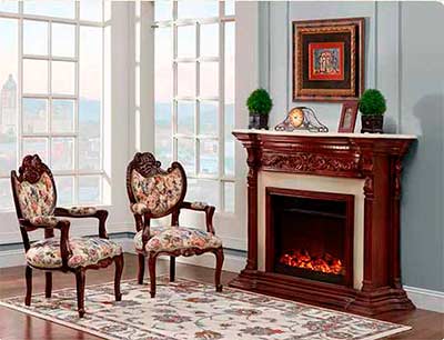 French Provincial Fireplace 9171